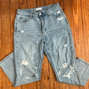 Bohme distressed mom jeans.